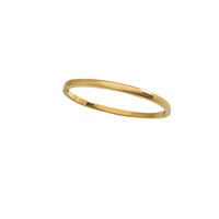 COOL Unisexe en acier inoxydable plaqué or 18 carats Bijoux minimalistes imperméables Bracelets ronds à breloques personnalisés pour hommes