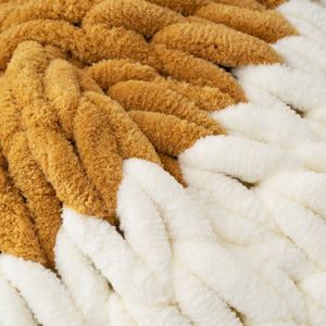 Couverture épaisse, douce et chaude en Chenille, housse épaisse, faite à la main, en tricot épais, pour lit, chaise, canapé, <span class=keywords><strong>tapis</strong></span> de <span class=keywords><strong>Yoga</strong></span>, nouveau style - Product Image 6