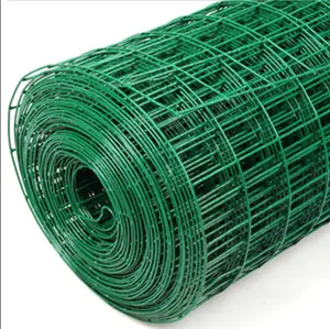 La cina rivestita verde produce recinzione in rete metallica saldata da 5 mm
