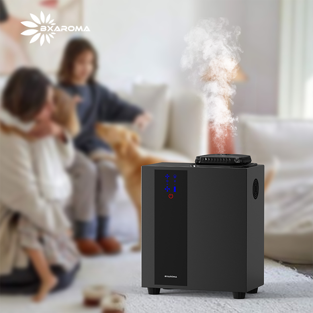Commercial Wall Mounted HVAC Scent Air Diffuser Scent Aroma Diffuser Machine Wifi Smart Hotel Fragrance Oil Machine
