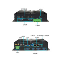 Ordinateur industriel embarqué sans ventilateur haute performance avec système d'exploitation Windows/Linux en option, automatisation et terminal en libre-service