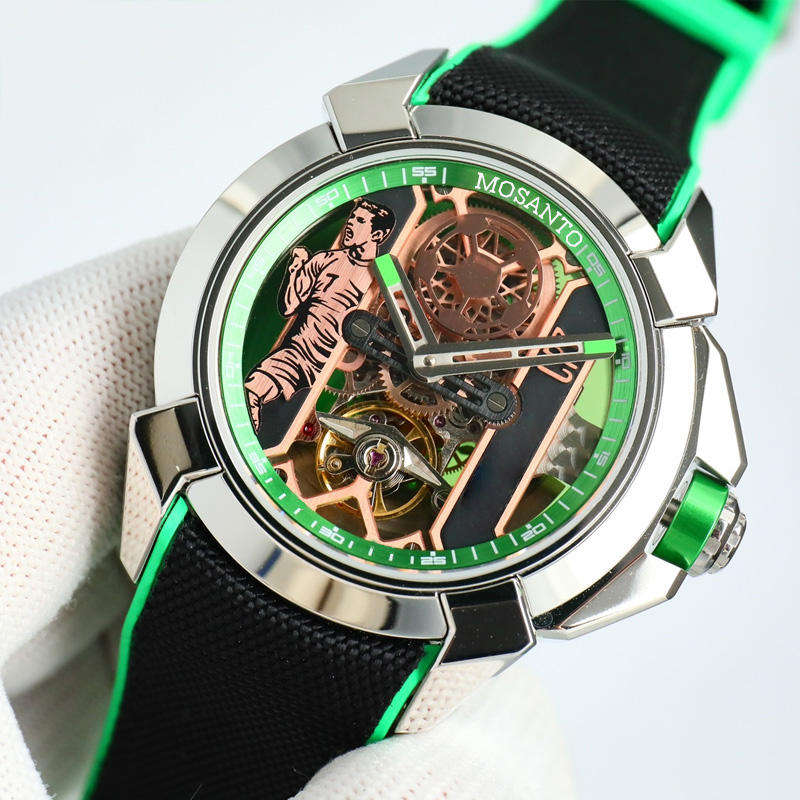 Black and Green Strap