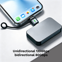 Adaptateur USB4 Type-C avec charge rapide PD 240W, transfert de données 120 Gbps et sortie vidéo 16K 8K