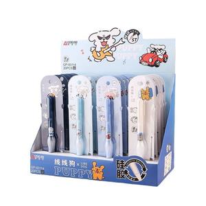 カスタマイズ0.5mm黒インク滑らかな書き込みゲルペンソフトグリッププロモーションペンカラフルなプラスチック黒インク - Product Image 1