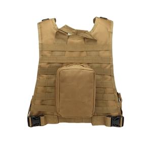 سترة تكتيكية بوليستر مموهة حاملة لوحات متعددة الوظائف للتدريب في الهواء الطلق معدات ميدانية CS خفيفة - Product Image 3