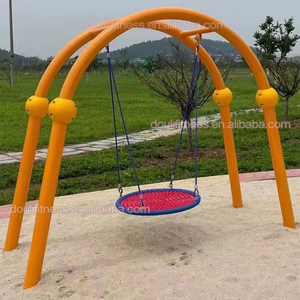 Sogno per bambini <span class=keywords><strong>adulti</strong></span> all'aperto creativo grande patio appeso arco <span class=keywords><strong>altalena</strong></span> parco giochi con comodo sedile in rete per i bambini - Product Image 2