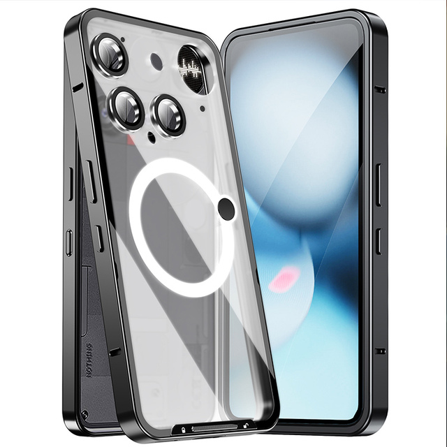 Anti-Fingerpeint Magnetic Wireless Charging Phone Case for Nothing Phone 3 2 1 Slim Thin Anti-Scratch Phone Case