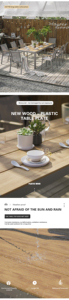 Tavolo da Pranzo <span class=keywords><strong>Quadrato</strong></span> Moderno in Alluminio Impermeabile di Lusso per Esterni e <span class=keywords><strong>Soggiorno</strong></span> - Product Image 5