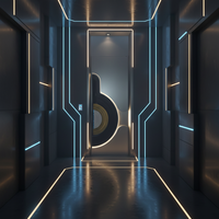Porte en acier KTV, porte coupe-feu pour cinéma, porte métallique durable insonorisée, porte battante en acier insonorisée, porte en acier résistante au feu