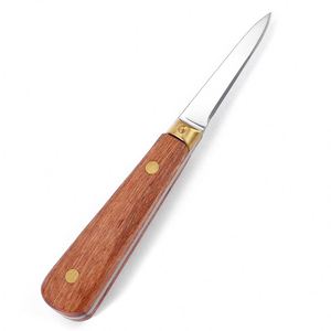 Stainless Steel Oyster <b>Knives</b> with Wood Handle Seafood Tools Oyster Shucking <b>Knife</b> - Product Image 1