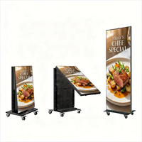 Écran publicitaire numérique LED pliable de 1920*640 mm, couleur pleine, pour intérieur, P1.25 P1.56 P1.66 P1.86 P2 P2.5 P3