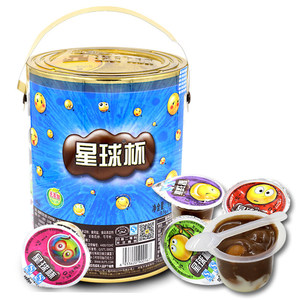 Biscotti al Cioccolato Tiantianle Star Cup 1000g in Barattolo, Snack Casual, Confezione Intera per Vendita all'Ingrosso - Product Image 1