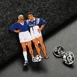 ตายหล่อที่กำหนดเองฮาร์ดเคลือบ Lapel Pins,ฟุตบอลฟุตบอลป้ายขา - Product Image 3