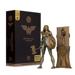 Genuino McFarlane <span class=keywords><strong>DC</strong></span> Bronze Wonder Woman figura de acción de 7 pulgadas nueva condición modelo juguete Material plástico soplador de aire función Color - Product Image 1