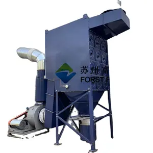 Manufacturer Powerful Big Air Flow Powder Air Cartridge Filter System Wood Industrial Dust Collector With Bag Filter