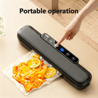Machine de mise sous vide automatique à écran tactile personnalisée, 60 kPa, pour la maison, portable, pour emballer les aliments