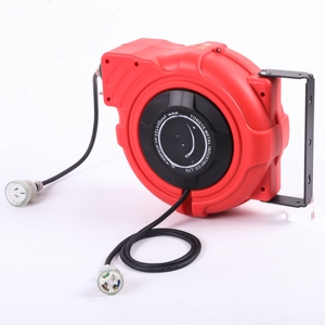 Enrouleur de tuyau électrique rétractable automatique, tambour haute capacité pour rallonge de câble, enrouleur de tuyau électrique - Product Image 4