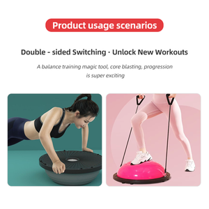 Мяч с плоской волнистой скоростью утолщенный балансировочный мяч для йоги Тренажерный зал Пилатес домашнее оборудование для фитнеса - Product Image 3