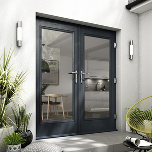 Porte en aluminium moderne à prix avantageux, design pour intérieur, cuisine, chambre, porte à double battant, cadre en aluminium, porte en verre à vendre - Product Image 5