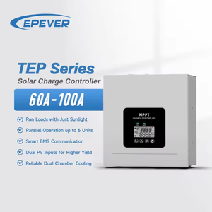 NEW EPEVER TEP Series 60A 75A 80A 100A MPPT Solar Charge Controller 12V 24v 36v 48v Auto Max PV 250V Caravan Solar System