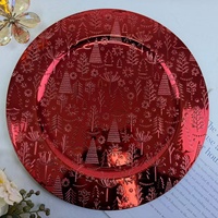 Assiette décorative ronde vintage de style européen à motif uni pour hôtel, assiette de service pour plats occidentaux, collations et fruits