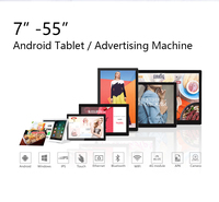 Écran LCD 12 pouces Tablette numérique Android Machine publicitaire de bureau Écran tactile Signalisation numérique Android