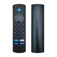 Nouvelle télécommande vocale Alexa de 3e génération L5B83G (plastique ABS) AMZ Fire TV Stick, portée RF 10 m, 2 piles AAA, noire, streaming multimédia