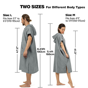 Produttore Surf <span class=keywords><strong>Poncho</strong></span> fasciatoio rapida temperatura a secco muta in microfibra cambio asciugamano <span class=keywords><strong>con</strong></span> <span class=keywords><strong>cappuccio</strong></span> - Product Image 6