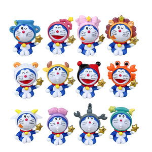 ของเล่นพีวีซีการ์ตูนราคาถูก ชุด 12 ชิ้น โมเดลน่ารัก ตุ๊กตาแมวติงตัง โดราเอมอน - Product Image 2