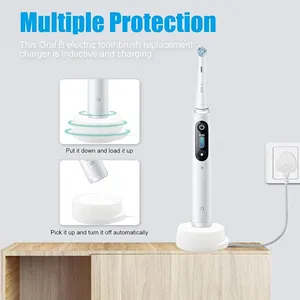 For Oral B IO Series 7/8/9 9S 10S IO7 IO8 IO9 3768 EU/US/UK <strong>Charger</strong> 100-240V Magnetic Electric <strong>Toothbrush</strong> Charging Base <strong>Adapter</strong> - Product Image 4
