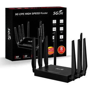 Enrutador de alta velocidad 5G CPE, Puerto Gigabit WiFi6, enrutador OEM 5g con ranura para tarjeta SIM, 32 usuarios admiten enrutador 5G, módem 5g - Product Image 1