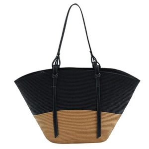 Sacs à bandoulière en crochet pour femmes, sacs de shopping, sacs de plage, pochettes de voyage quotidiennes, en fibres naturelles tissées, élégants et durables – Collection été - Product Image 1