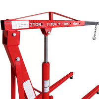 Grue d'atelier compacte pliable de 2 tonnes, palan hydraulique pour moteur, outil de levage pour le retrait de moteur de voiture, gain de place