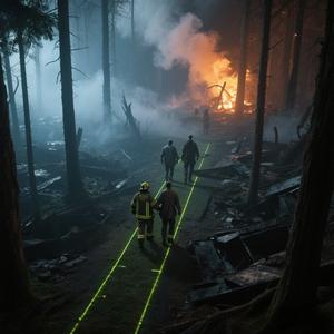 Fibra ottica di illuminazione per le operazioni di ricerca e soccorso di emergenza forestale guida per le operazioni di sicurezza dell'acqua prodotto per gli escursionisti smarriti