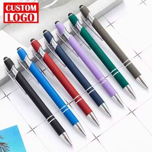 Stylo à bille personnalisé avec impression de logo, stylo publicitaire le moins cher, cadeau promotionnel, stylo à bille personnalisé en plastique ou en métal - Product Image 5