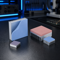 Coussin en silicone thermiquement conducteur personnalisé, conductivité thermique 1.5, haute température, dissipation de chaleur pour carte PCB et pack de batteries