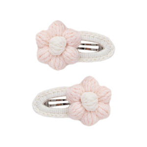 Autunno inverno nuove <span class=keywords><strong>clip</strong></span> per capelli con fiori fatti a mano in cotone fatto a mano da bambina - Product Image 3