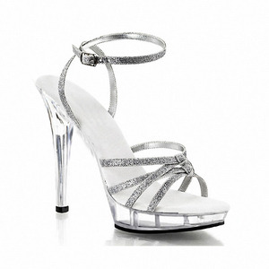 <span class=keywords><strong>Sandalias</strong></span> <span class=keywords><strong>de</strong></span> <span class=keywords><strong>Plataforma</strong></span> <span class=keywords><strong>de</strong></span> 13 cm <span class=keywords><strong>con</strong></span> Tacón Fino Gótico Plateado para Pole Dance, Estilo Sexy y Fetichista, para Crossdressing, <span class=keywords><strong>con</strong></span> Punta Abierta, para Fiestas Nocturnas - Product Image 3