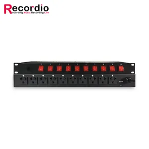 GAX-1016 Professionele 10-kanaals High-Power Apparatuur Voeding Controller Air Switch Power Sequencer - Product Image 1