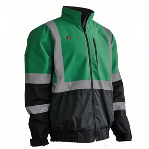 AQTQ Soft Shell Heating <strong>Jackets</strong> Clothing Outwear Work <strong>Safety</strong> Heater Men Coats Waterproof Insulated Heated Hi Vis <strong>Jacket</strong> - Product Image 2