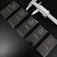 Cube de métal de tantale Ta1 de haute pureté UNS R05200 10-100 mm, bloc de référence de densité solide pour l'industrie électronique semi-conductrice