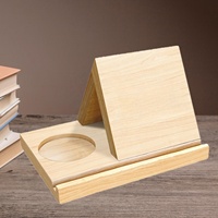 Großhandel benutzer definierte heiße Verkauf Holz multifunktion ale Buch Lesung Rest mit Drink Triangle Book Stand Holder
