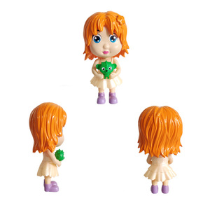 ตุ๊กตาพลาสติกสาวน้อยน่ารักหลากสีผม ผลิตในจีน ปลอดภัยด้วย PVC เหมาะสำหรับเป็นของขวัญเด็ก - Product Image 6