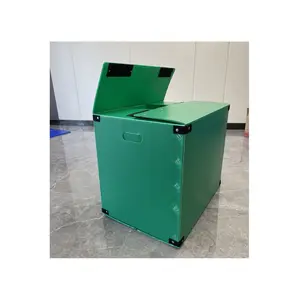 Rigidità della scatola di immagazzinaggio di plastica rettangolare ecologica colorata di qualità perfetta