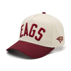 Casquette de baseball snapback à visière plate pour enfants, en feuille d'or, avec cordon, sans logo, personnalisée, haut de gamme, rouge et vert, avec logos amovibles - Product Image 4