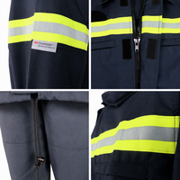 Tenue de pompier certifiée ignifuge, réfléchissante, antistatique, imperméable, résistante aux hautes températures, pour la sécurité et les interventions d'urgence en cas d'incendie