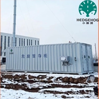 Maisons en conteneur plat en acier pour le stockage d'énergie et d'énergie pour le traitement photovoltaïque de l'eau et l'équipement de stockage d'énergie