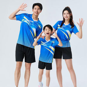 Vêtements de course personnalisés pour adultes et enfants, séchage rapide, respirants et anti-transpiration pour le badminton, le tennis de table et le volley-ball - Product Image 4