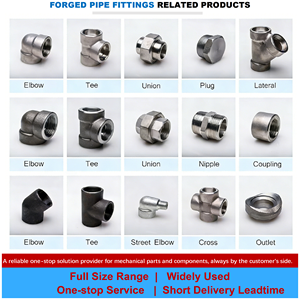 Raccordi per Tubi in Acciaio Forgiato ASTM A105 Personalizzati, Alta Pressione 3000lbs, Filettatura NPT, Gomiti a 90 Gradi, Superficie Liscia DN65 <span class=keywords><strong>NPS</strong></span> <span class=keywords><strong>2</strong></span> 1/<span class=keywords><strong>2</strong></span> - Product Image 5