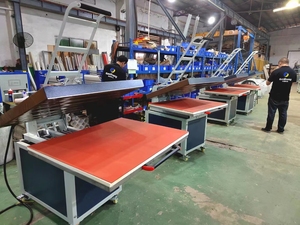 Pressa <span class=keywords><strong>a</strong></span> Caldo per Sublimazione Grande Formato 1x1,2M per Tessuti, Abbigliamento, Lino, Bandiere, Pelle, Tappeti, Pantaloni, Felpe, Magliette - Product Image 4